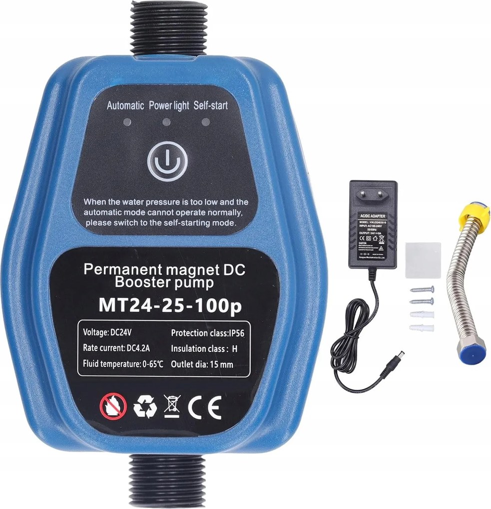 Čerpadlo zvyšujúce tlak vody Automatické pripojenie