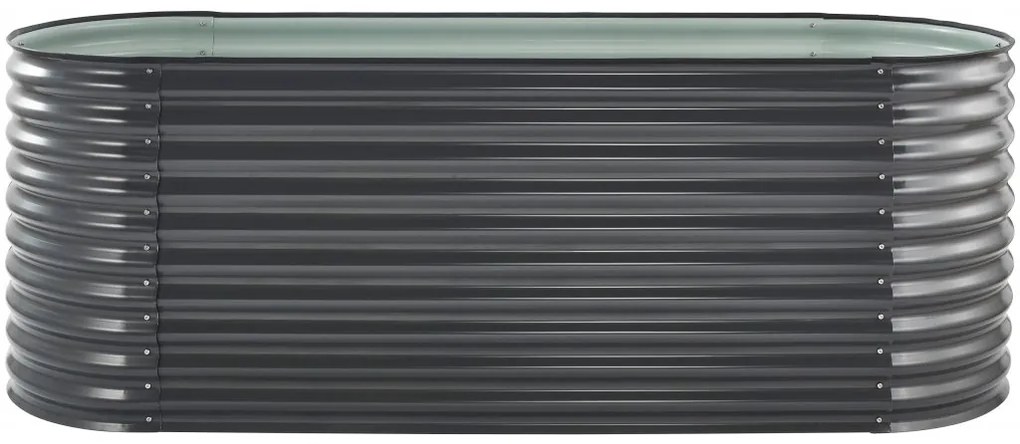 Vyvýšený záhradný záhon BestBerg VZO-XXLA / 240 x 80 x 82 cm / šedá