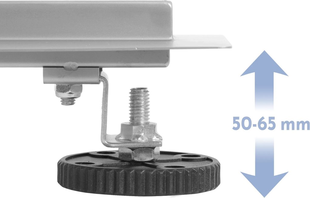 Rea Neox Slim Pro, odtokový sprchový žľab 80 cm, brúsená oceľ, REA-G5802