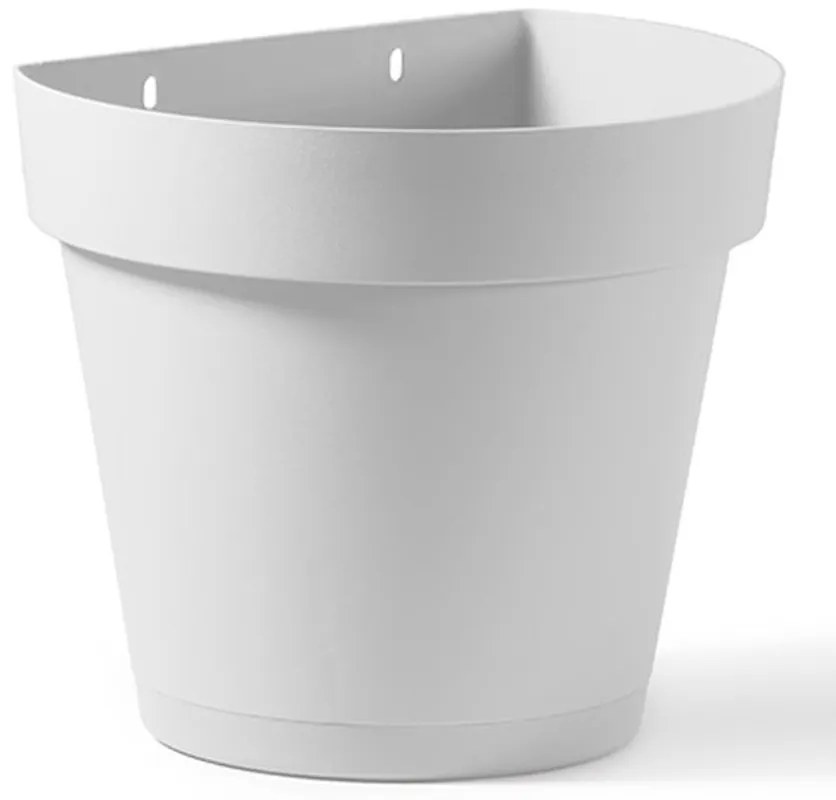 Kvetináč Wall Vaso A Mure Cleo 25cm biely