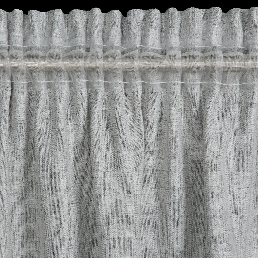 ZÁVES NA PÁSKE BLANKA 140X280 CM STRIEBORNÁ