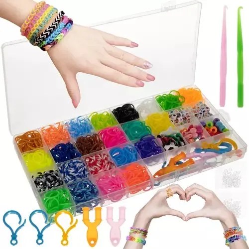 Gumičky na výrobu náramkov DIY 18273 74302