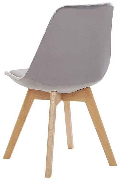 Set 2 ks. jedálenských stoličiek DOHA II (plast) (sivá). Vlastná spoľahlivá doprava až k Vám domov. 1018803