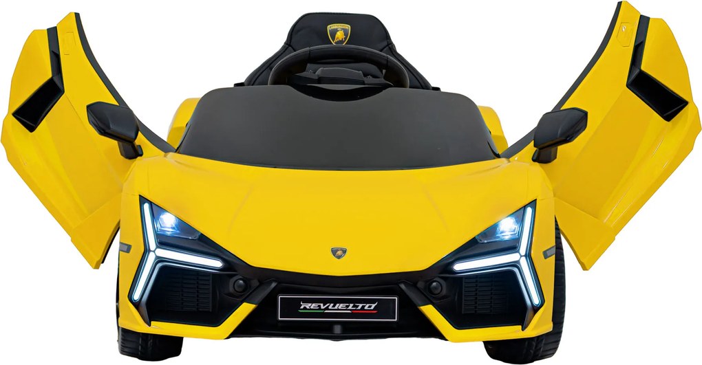 Ramiz Lamborghini Revuelto vozidlo Žltá
