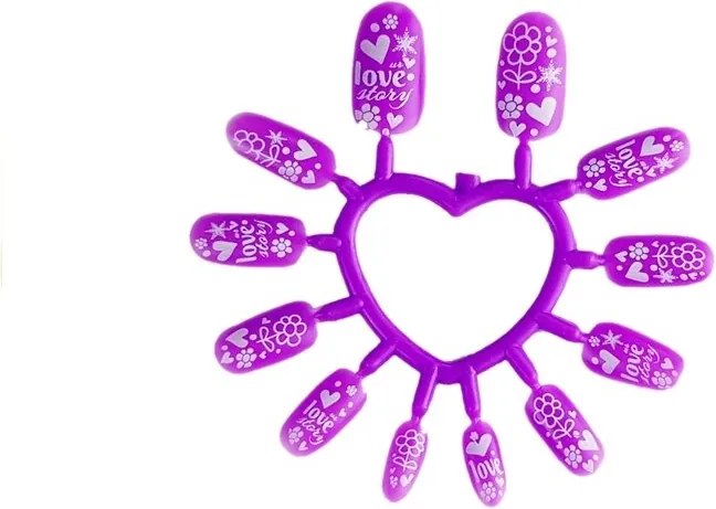 LEAN Toys Detská sada na maľovanie nechtov + lampa