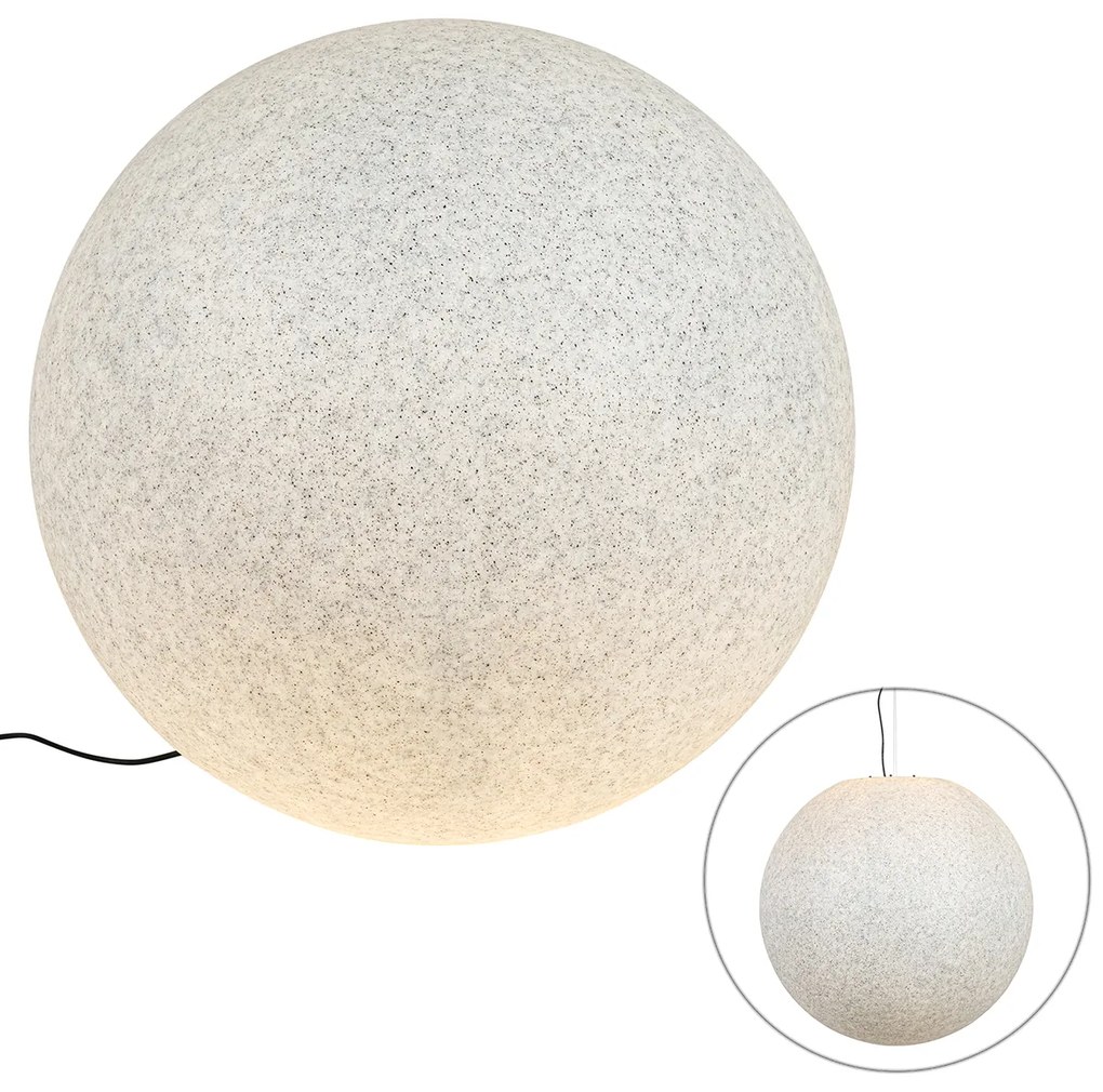 Moderná vonkajšia lampa sivá 77 cm IP65 - Nura