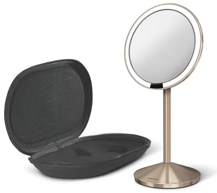 Cestovné zrkadlo Simplehuman, rose gold