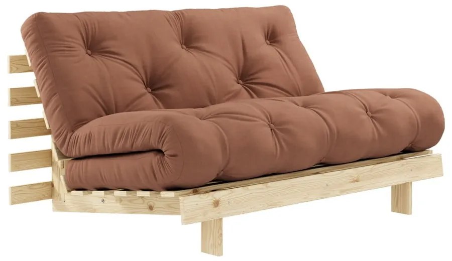 Variabilná pohovka Karup Design Roots Raw/Clay Brown