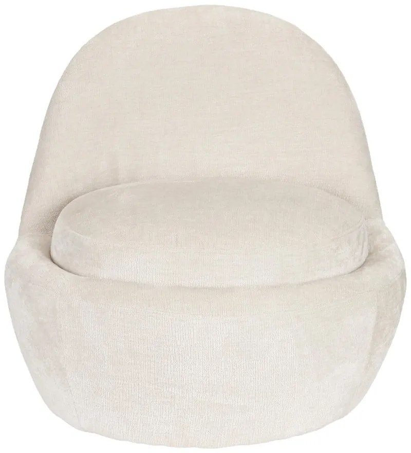 Krémové kreslo Nash – White Label