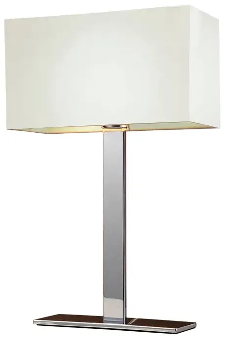 Dizajnová stolová lampa Martens biele
