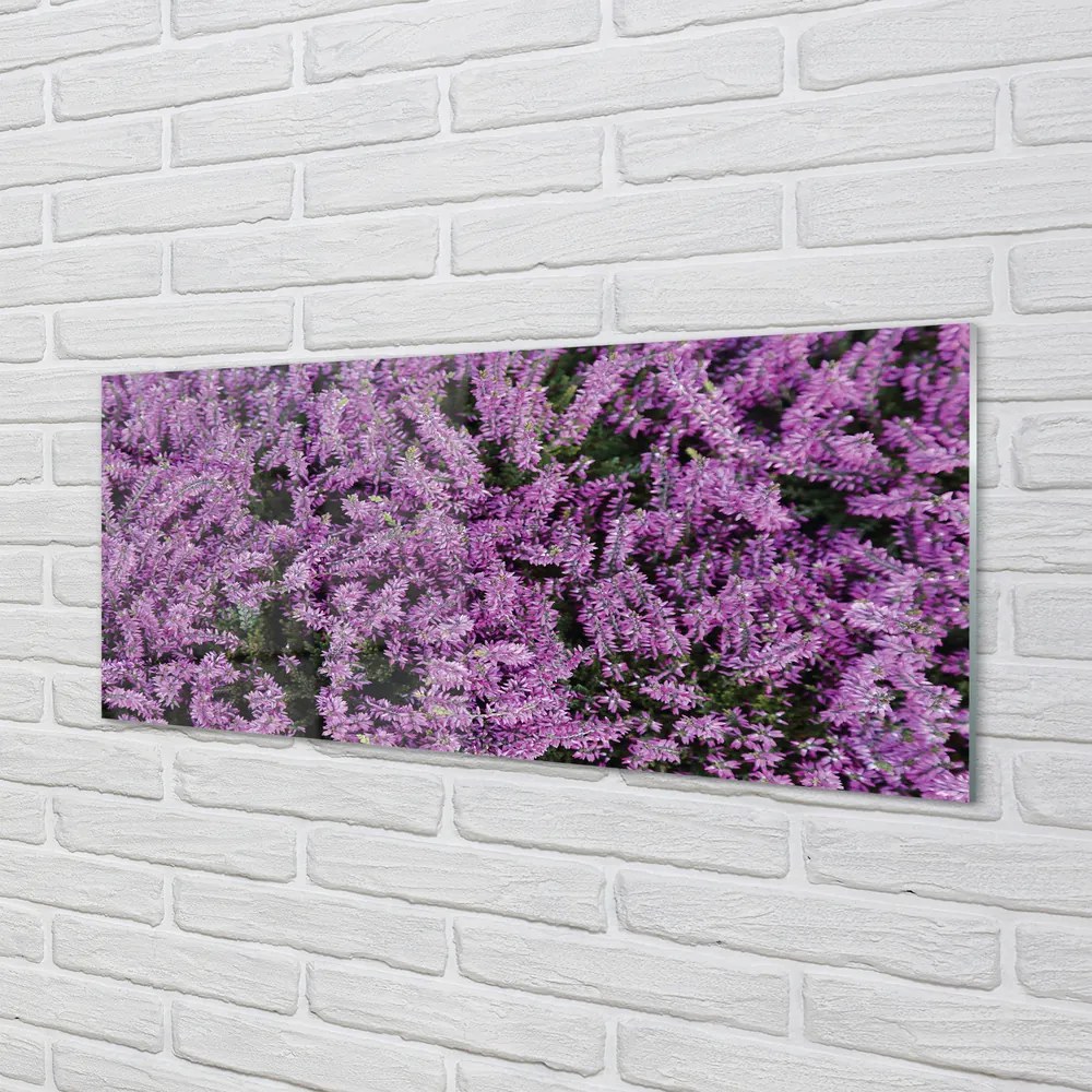 Obraz plexi Fialové kvety 120x60 cm