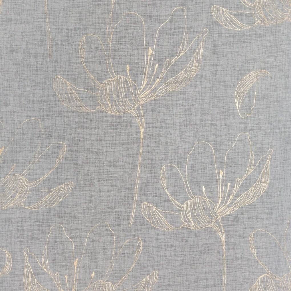 ZÁCLONA NA KRÚŽKOCH AMALIA 140X250 CM VZOROVANÁ