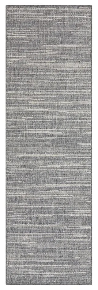 Sivý vonkajší koberec behúň 350x80 cm Gemini - Elle Decoration