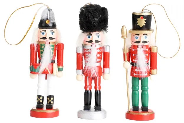 Závesná vianočná dekorácia NUTCRACKER luskáčik 836065 (3 ks)