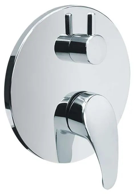 Mereo Mereo, Sprchová podomietková batéria s prepínačom, Sonáta, Mbox, guľatý kryt, MER-CB60106A