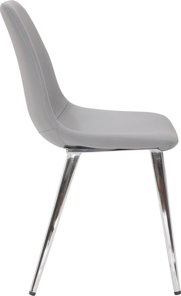 2x Stolička Hawaj CL-18062 svetlo šedá