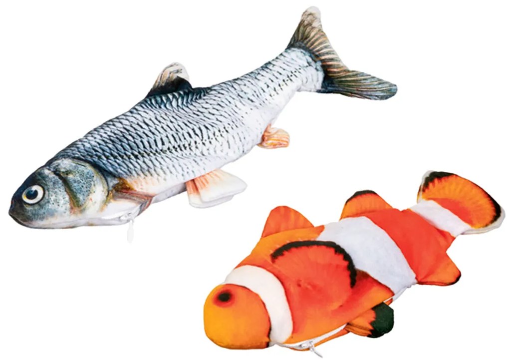 zoofari® Hračka pre mačky (hračka pre mačku v tvare ryby, 2 kusy) (100343229)