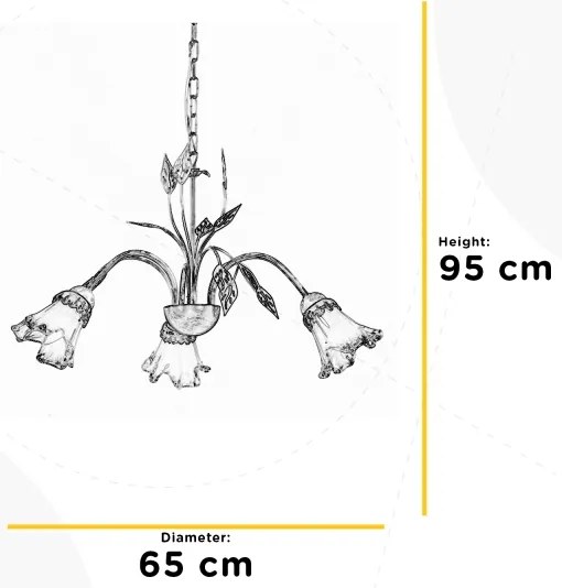 ONLI - Luster na reťazi LANCIA 3xE14/6W/230V