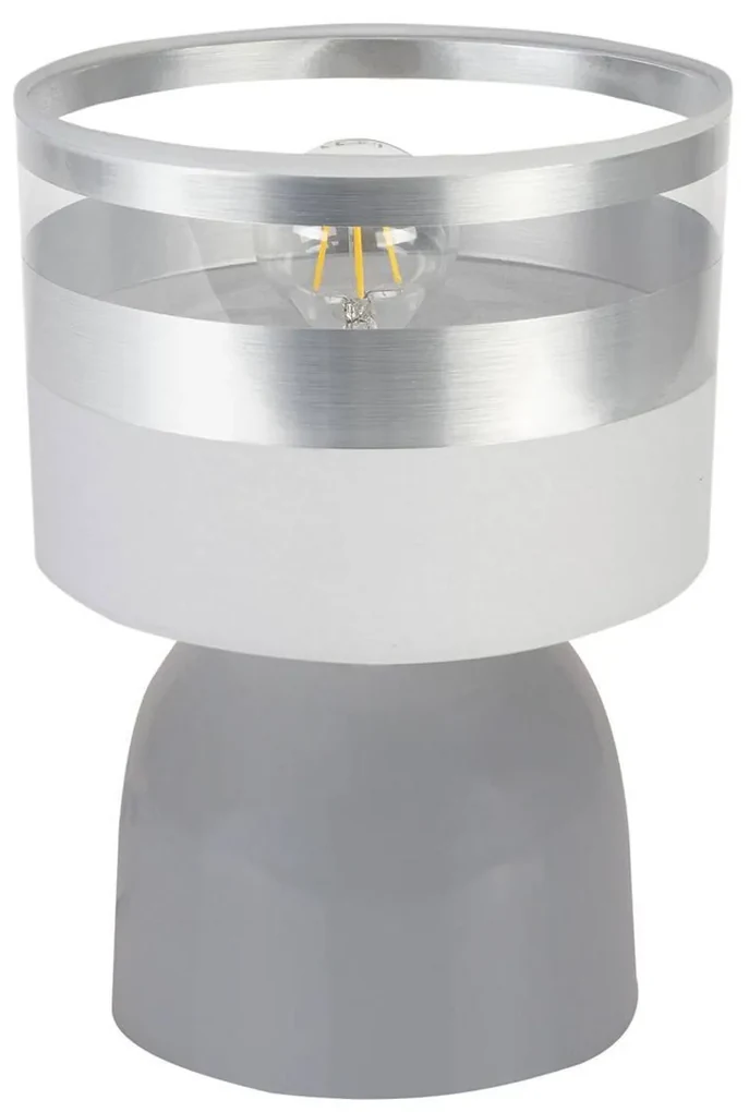 Stolná lampa Intense Chrome, 1x textilné tienidlo (výber zo 6 farieb), (výber z 3 farieb konštrukcie)