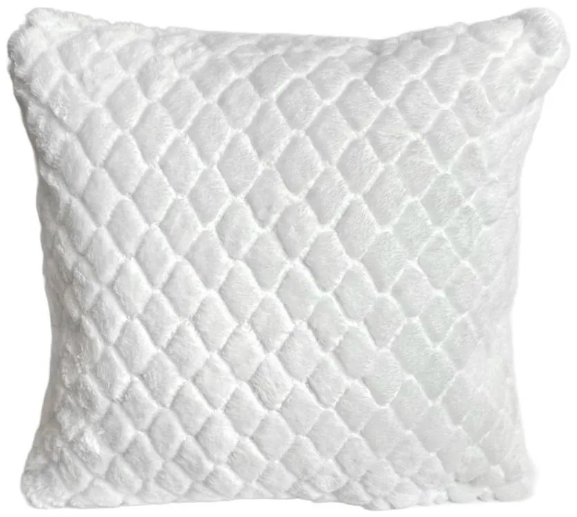 Dekoračná obliečka na vankúš KX239-101s 40x40 cm biela