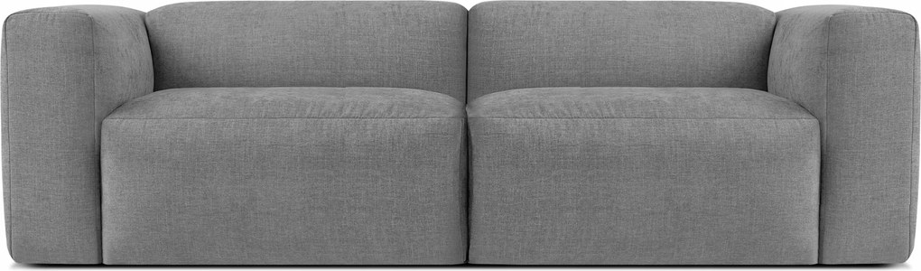 Modulárna dvojmiestna pohovka do obývačky Konsimo Buffo Jasný popolavý