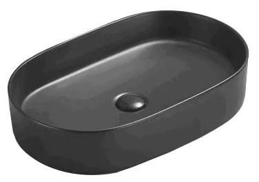 Mexen Celia, umývadlo na dosku 60 x 38 cm, čierna matná, 22206085