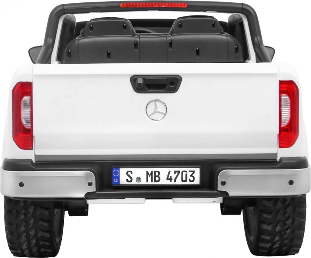 Ramiz Mercedes Benz triedy X pre deti Biely pickup + diaľkové ovládanie + pohon 4x4