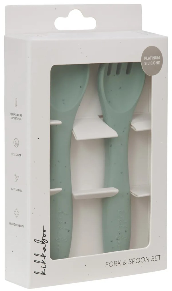 Príbor 2-dielny Platinum Silicone Sage