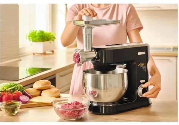 Sencor - Kuchynský robot s nerezovou miskou 1000W/230V čierny