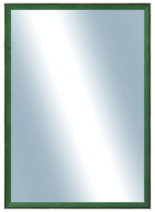 DANTIK - Zrkadlo v rámu, rozmer s rámom 50x70 cm z lišty Inclinata colori zelená (3138)