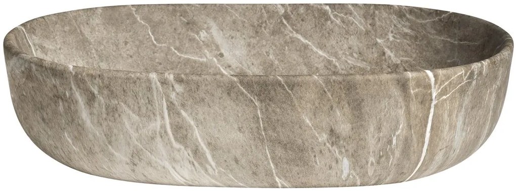 Sapho Sapho, CALEO keramické umývadlo na dosku 60x42cm, breccia marmor, CA590BM