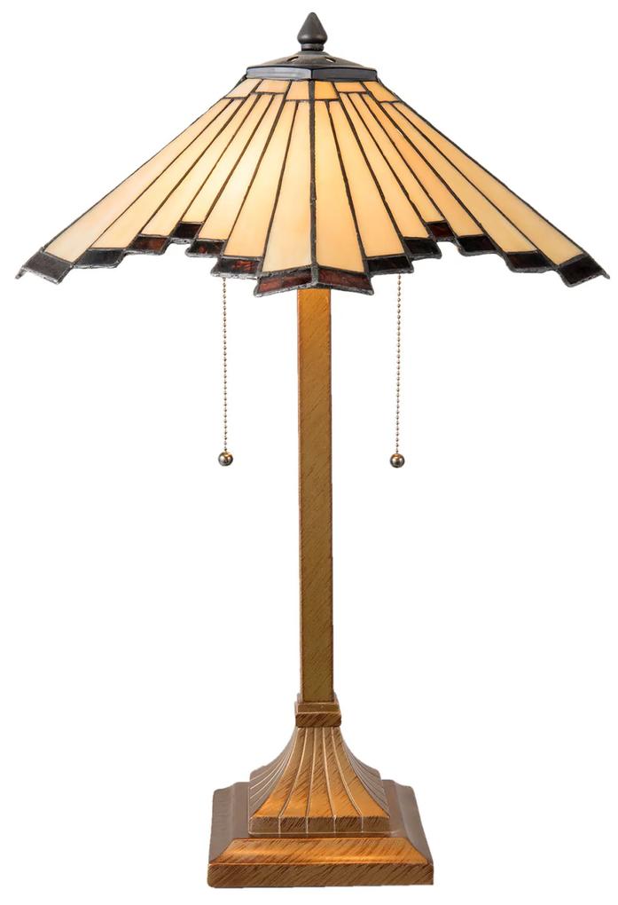Tiffany lampa do pracovne DECO Ø45*64