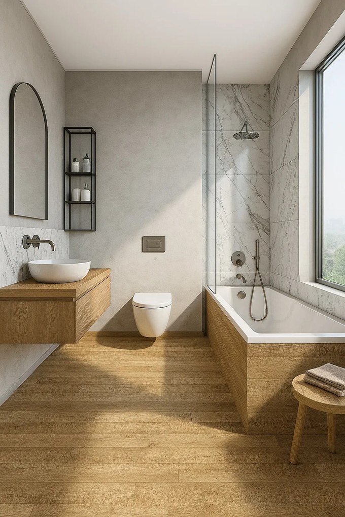 Beauflor, PVC podlaha - lino Ambient Chalet Oak 066L, na mieru, šíře 3m, hnedá, bez podkladu, chodba / predsieň