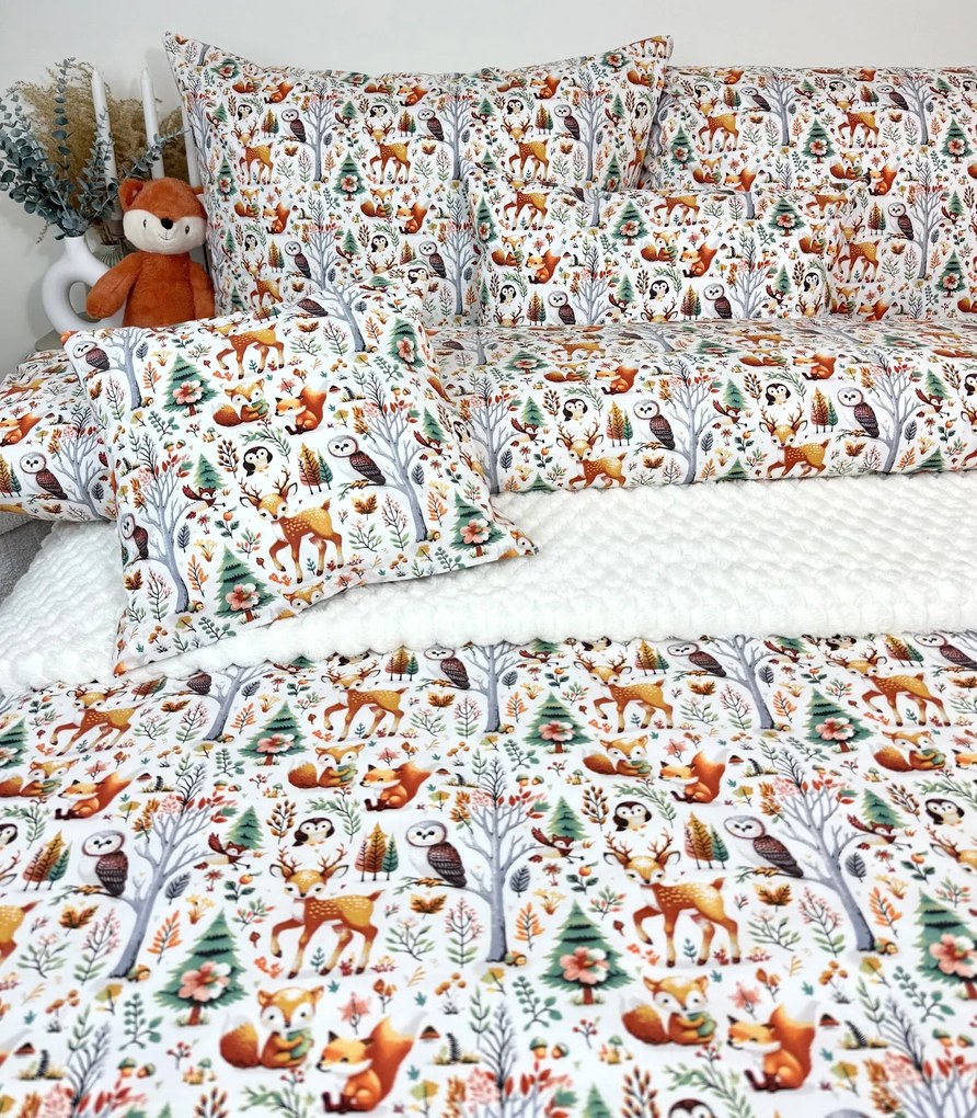 INTERMEDIC SK Posteľná obliečka 140×200 / 70×90 – Jeseň v lese, 100 % bavlna