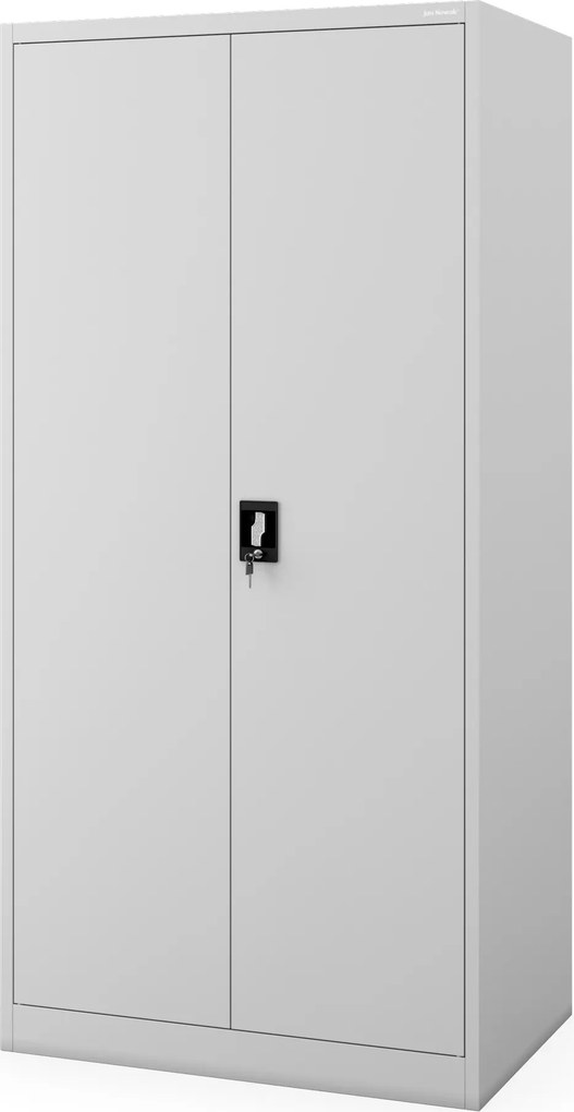 Hlboká uzamykateľná úschovná skriňa, sivá, 900x1850x600 mm: DAWID D600