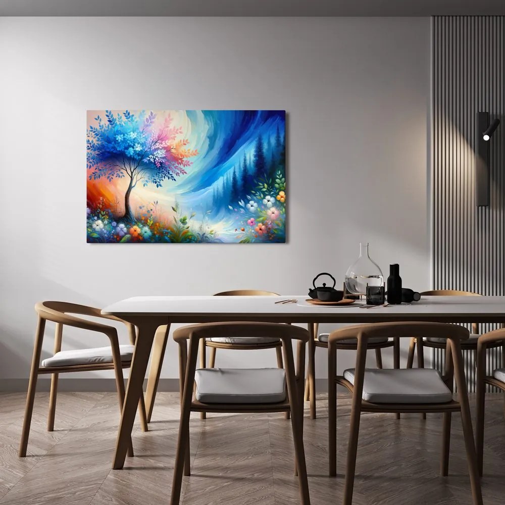 Obraz strom života v dúhe farieb