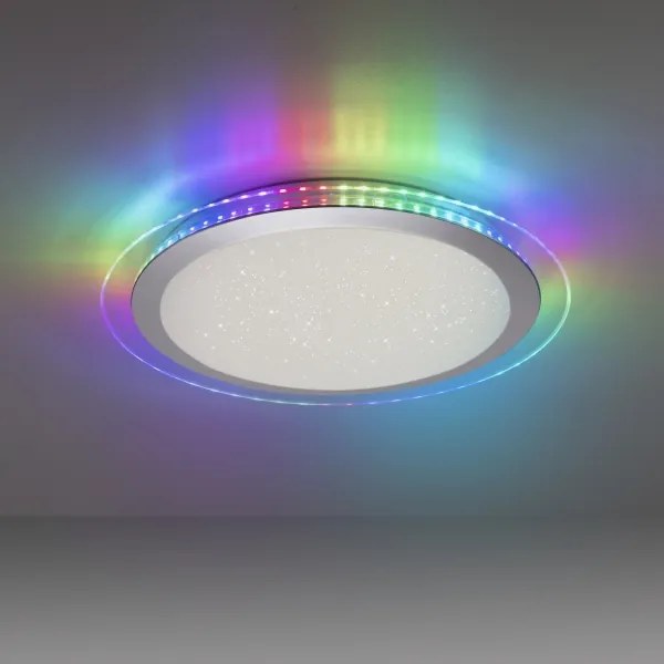 Leuchten Direkt 15411-21- LED RGB Stmievateľné stropné svietidlo CYBA LED/26W/230V + DO