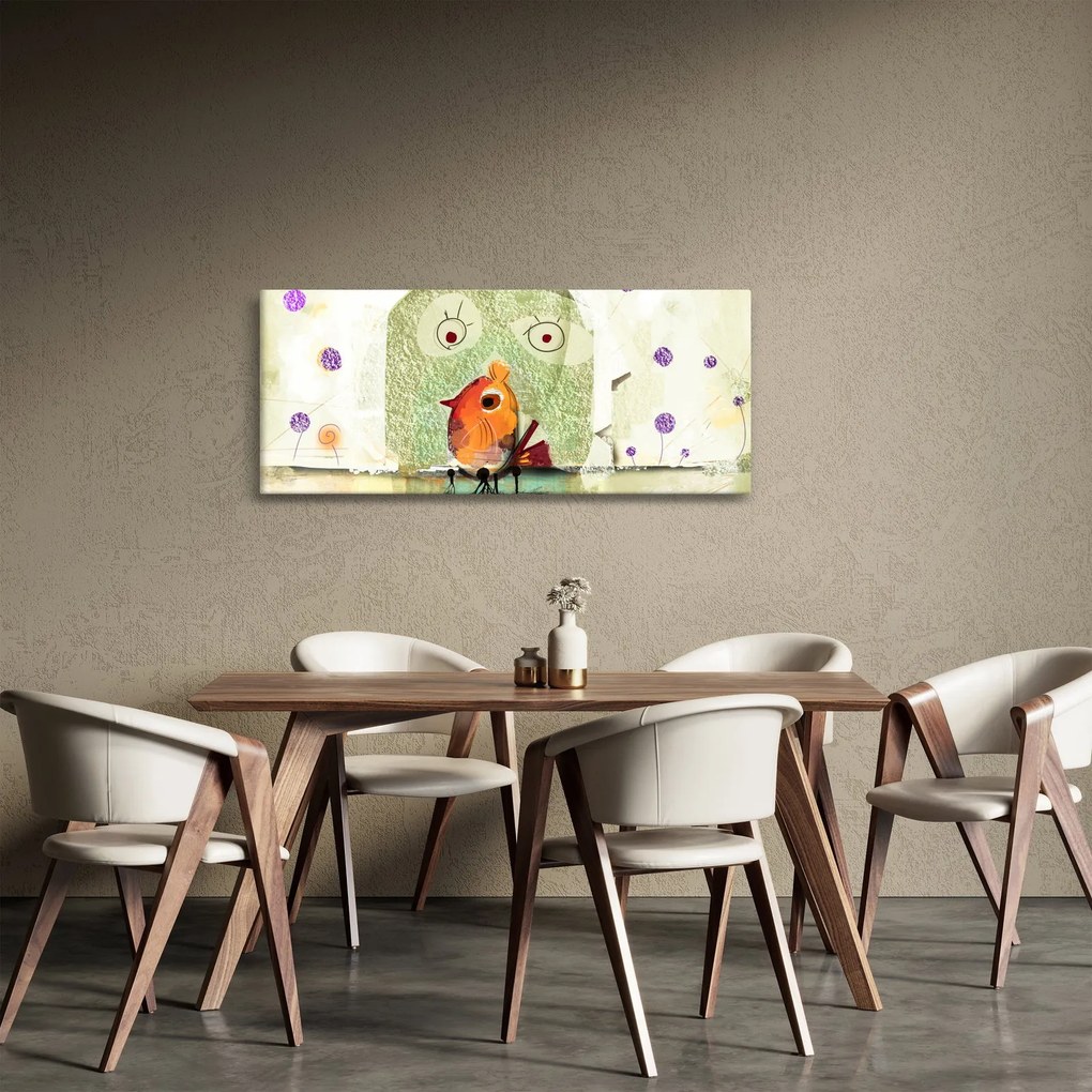 Obraz - Duša vtáčika (120x50 cm)