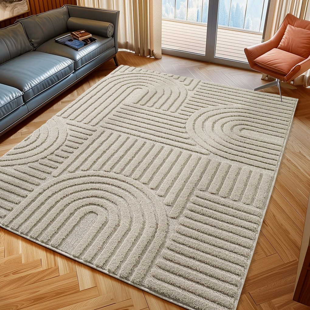Ayyildiz, Koberec behúň Art 1121 Beige, 80x250, béžová, obývacia izba