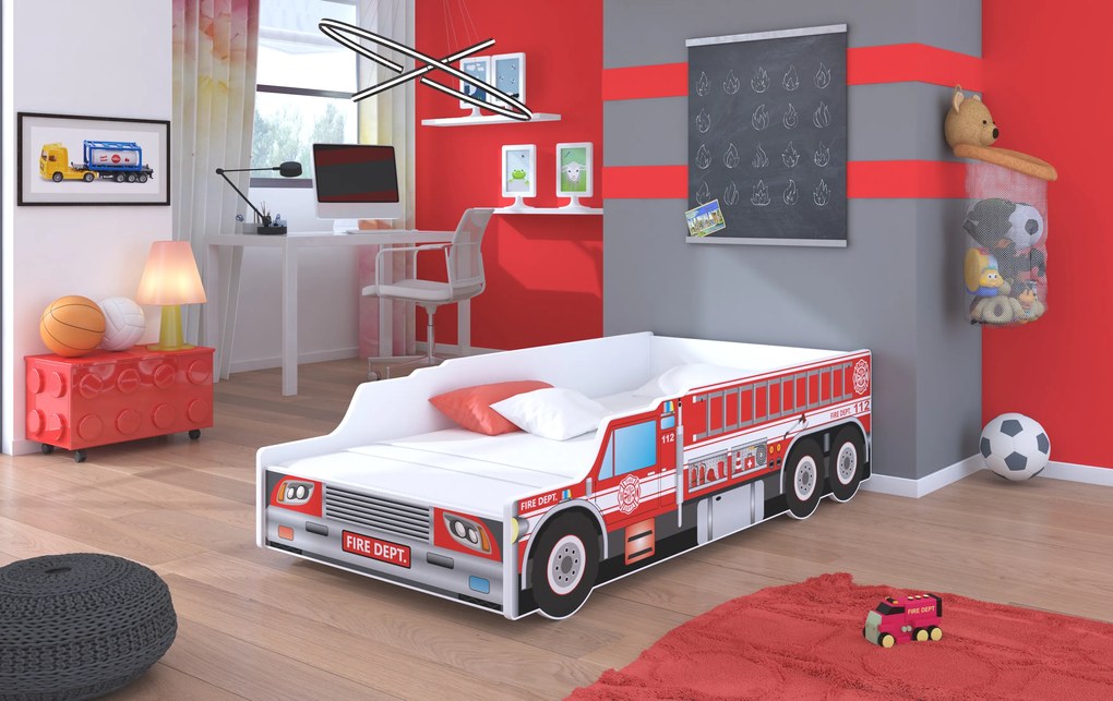 Detská posteľ Fire 160x80 + matrace ZADARMO!