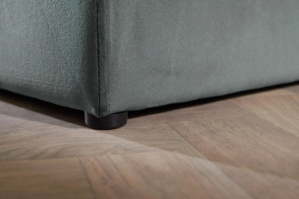Taburetka moderná baroková 60cm zamatovo šedá