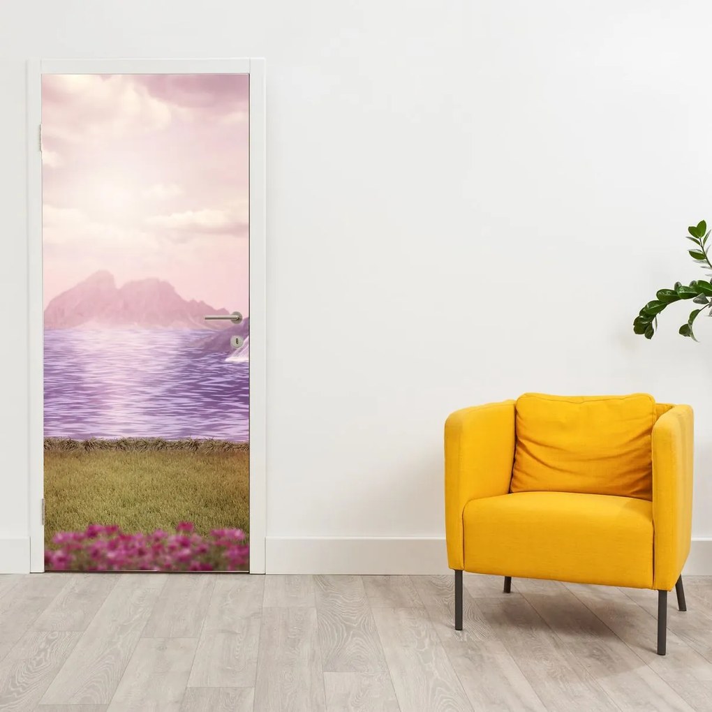 Fototapeta na dvere - Jazero (95x205cm)