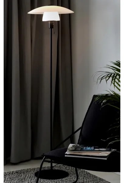 Nordlux - Podlahová lampa VERONA 1xE27/40W/230V čierna