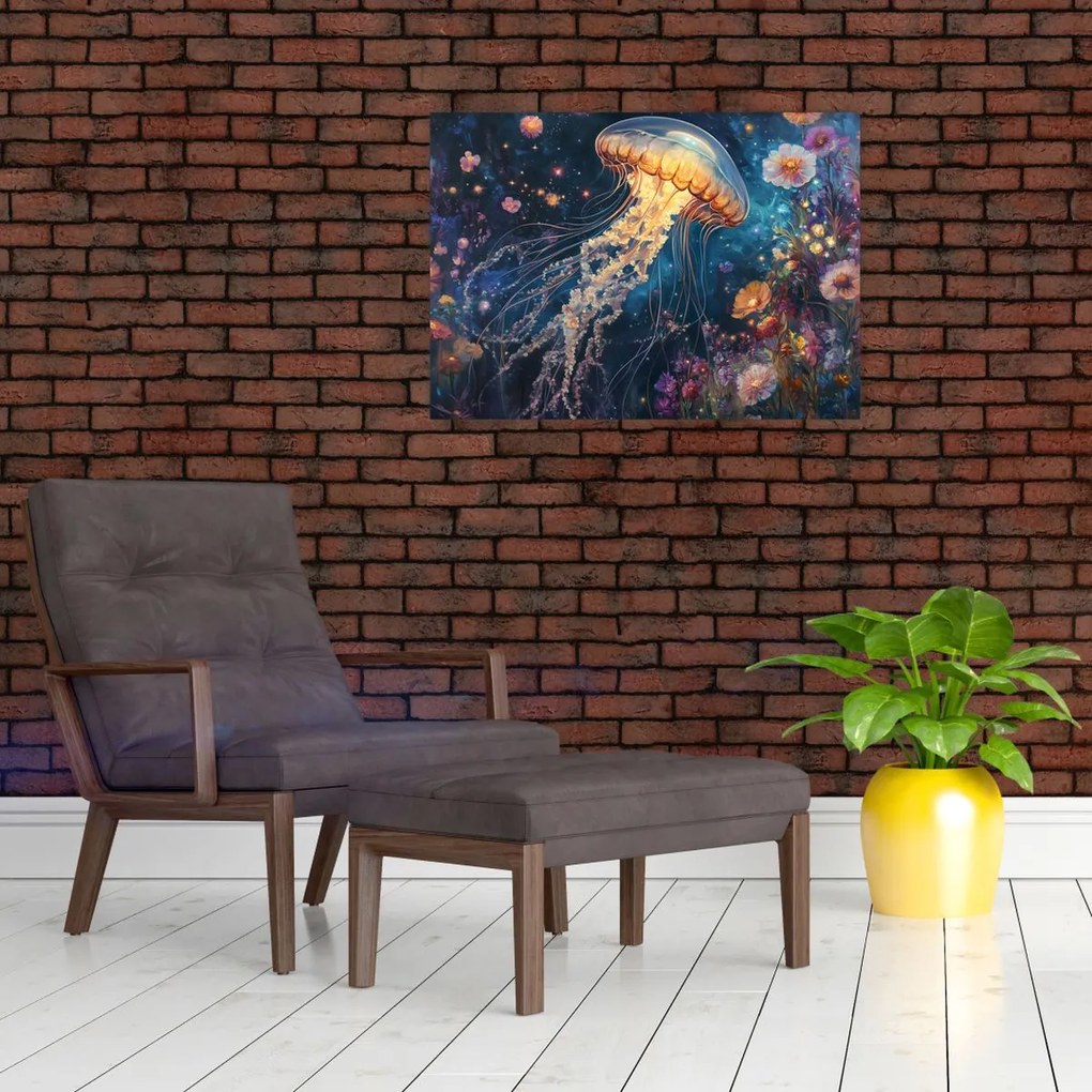 Obraz - Magická medúza (70x50 cm)