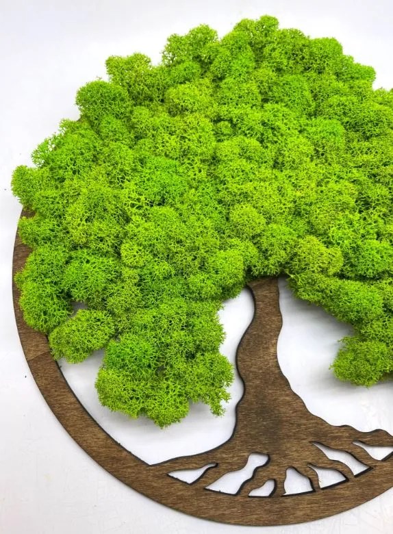 Strom na stenu z machu Ondina 30 cm