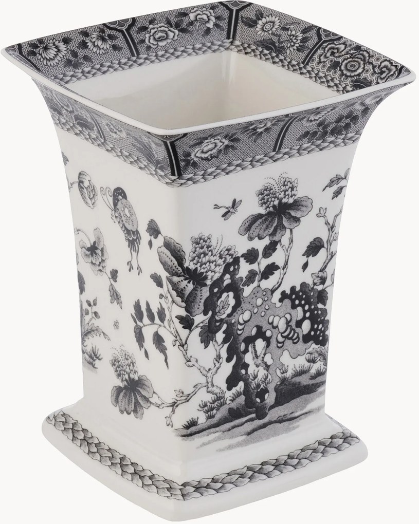 Porcelánová štvorcová váza India 250th