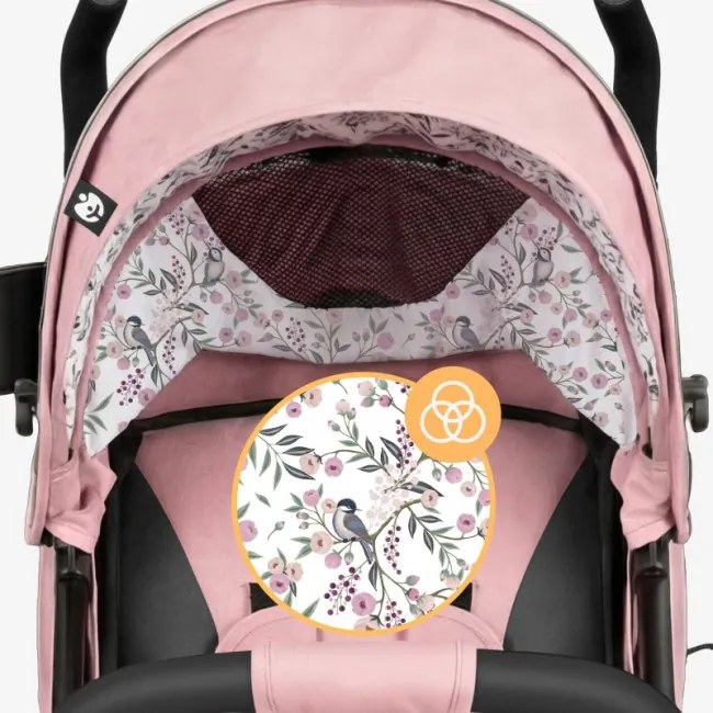 Športový kočík Davos 35 ružový