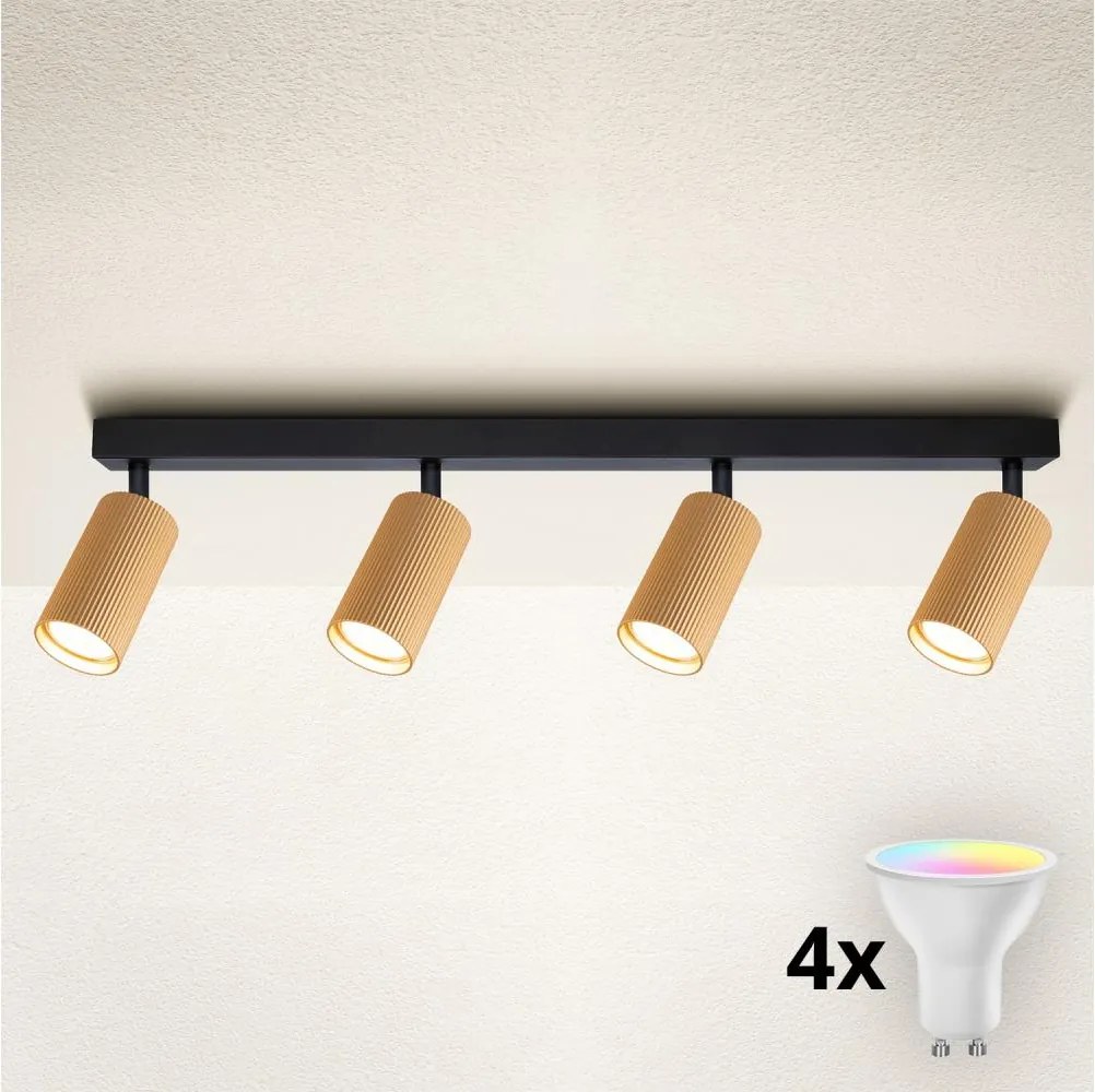 Brilagi - LED RGBW stmievateľné bodové svietidlo SELE MODERN 4xGU10/6,5W/230V Wi-Fi zlaté