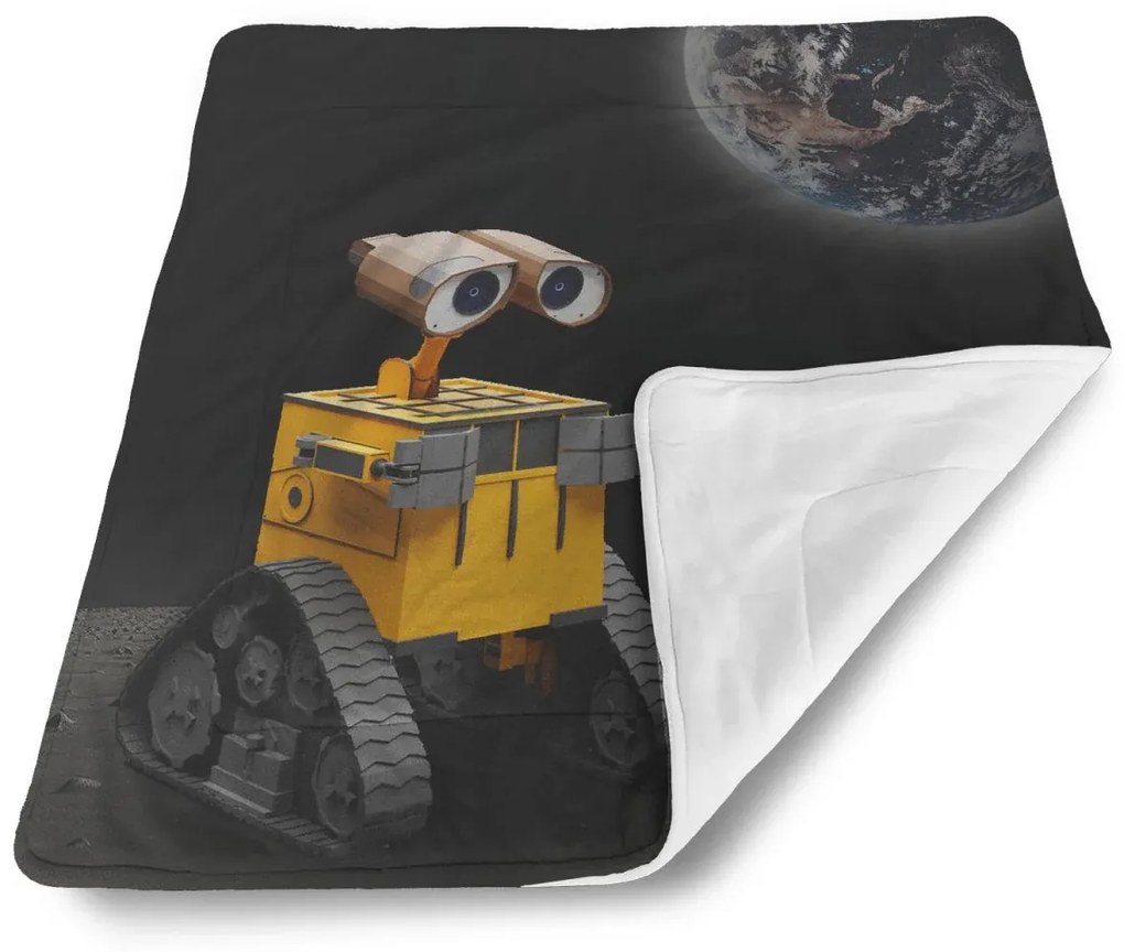 Sablio Deka pre bábätko Wall-E robot Mesiac - 80x100 cm