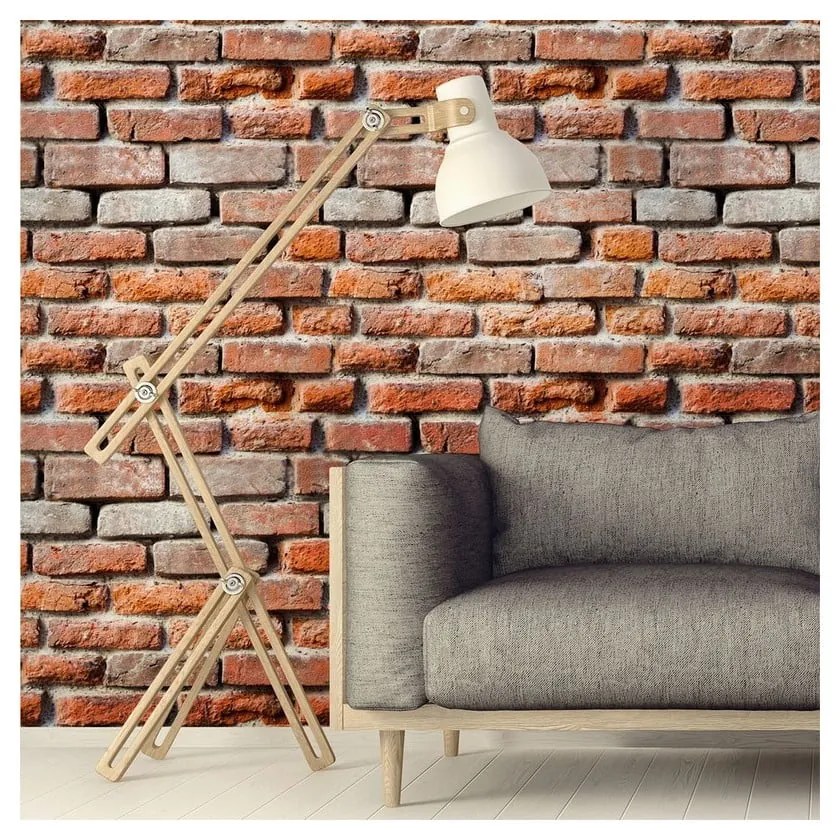 Samolepka na stenu Ambiance Woodstock, 60 × 60 cm